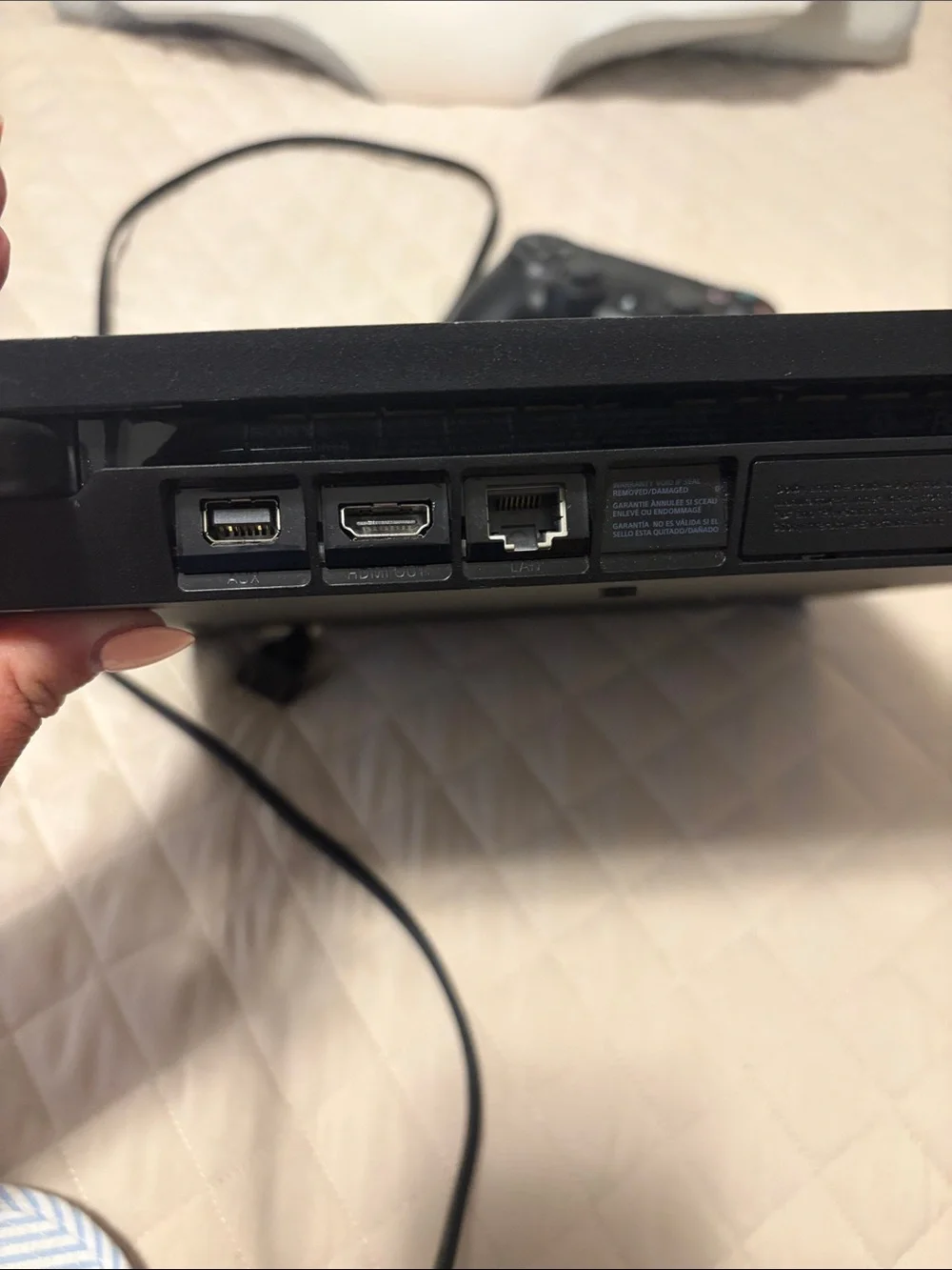 Sony Black PS4 Slim Console with DualShock 4 Controller